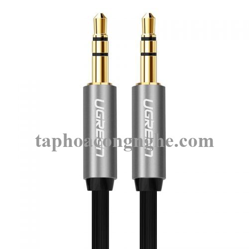 Ugreen 10731 5M màu Đen Cáp âm thanh 2 đầu 3.5mm dương dây dẹt 10731 30010731